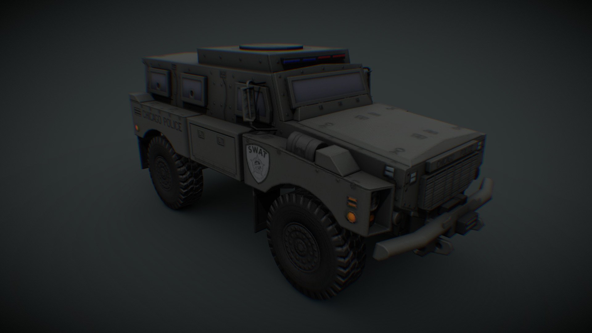 Oshkosh Alpha CHICAGO SWAT v1 (Cities Skylines)