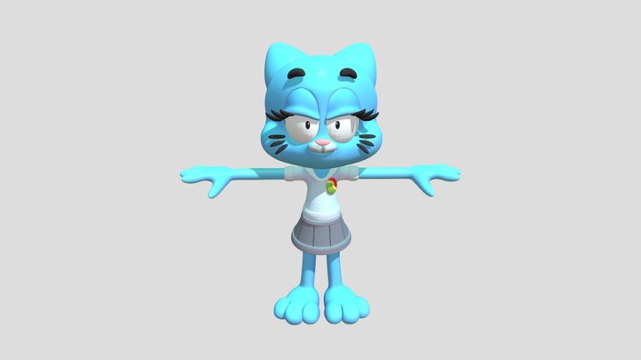 nicole watterson add sonic dash 3D Model