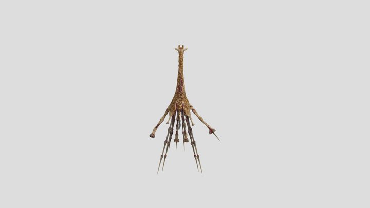 zoochosis_-_infected_giraffe 2 3D Model