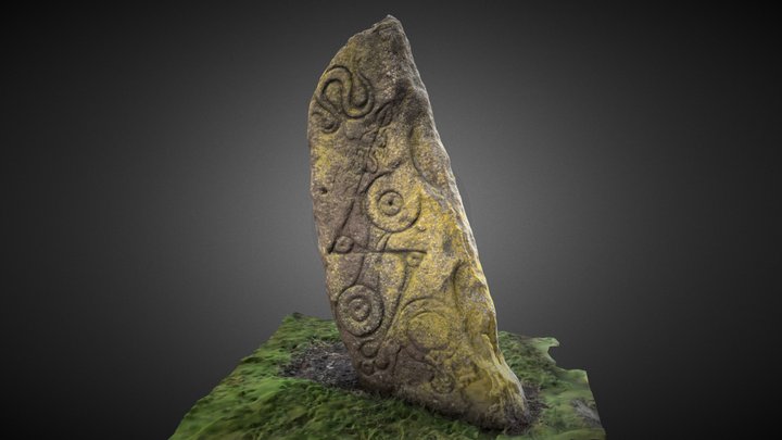 'Aberlemno A'  Pictish Symbol Stone – Modello 3D gratuito STL