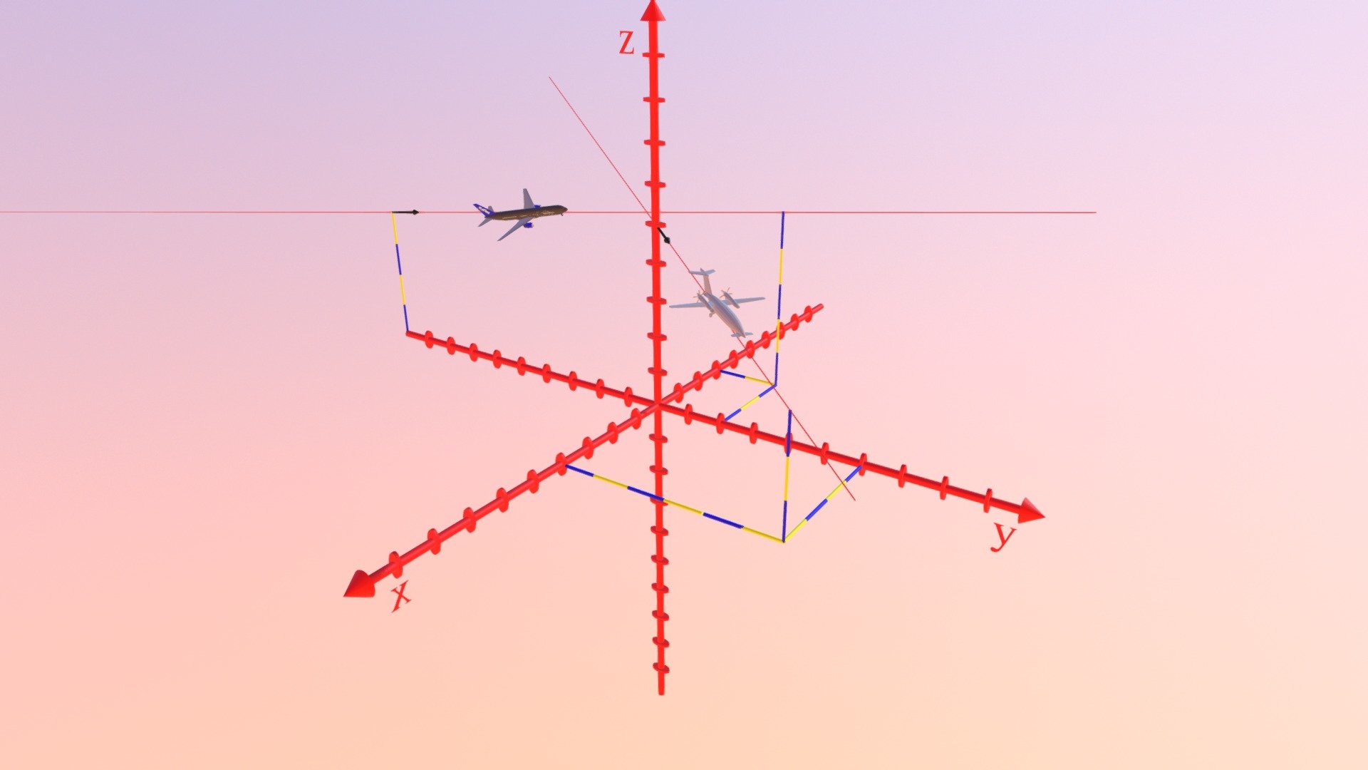 Ebenen Flugzeuge