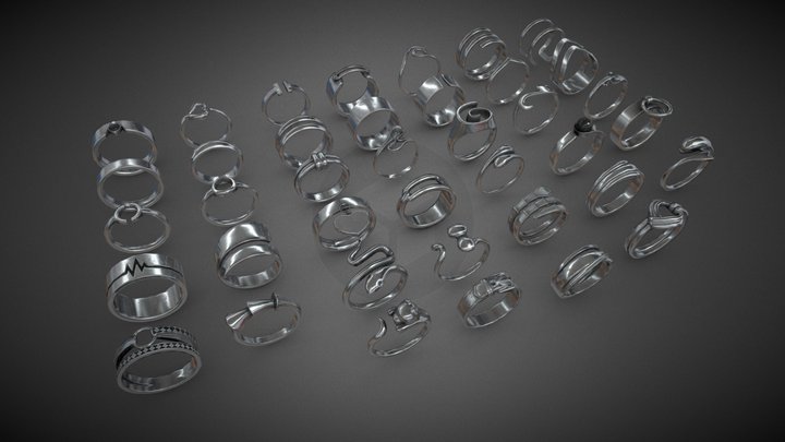 Rings 3D models - Sketchfab