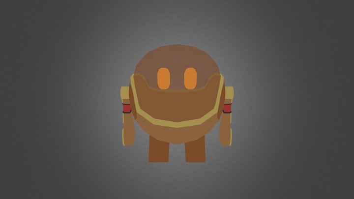 Miner Robot 3D Model