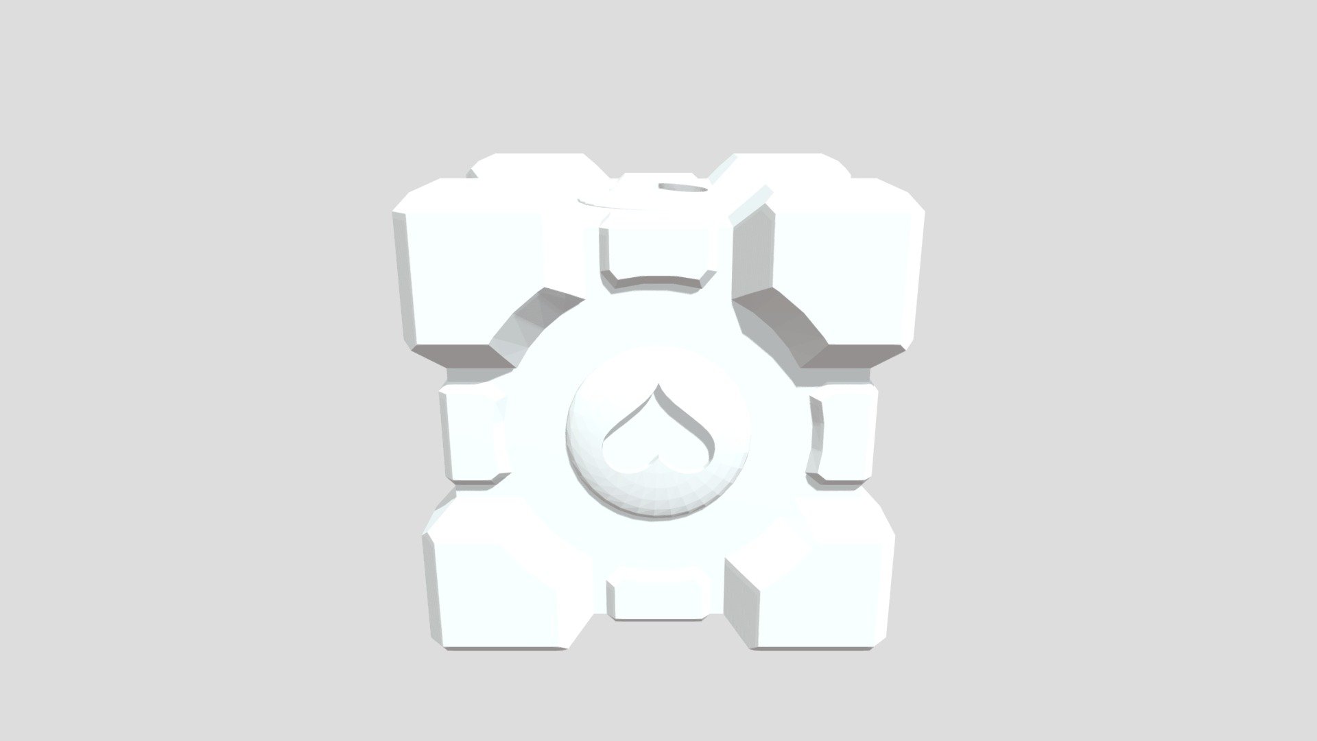 Extra Printable Companion Cube Stl