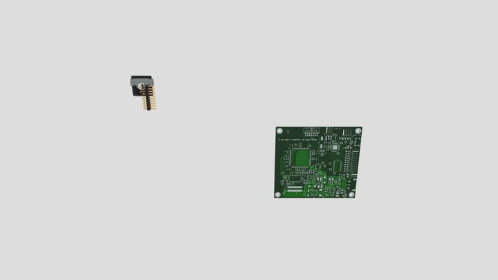 DISP LCD Board 3D Model