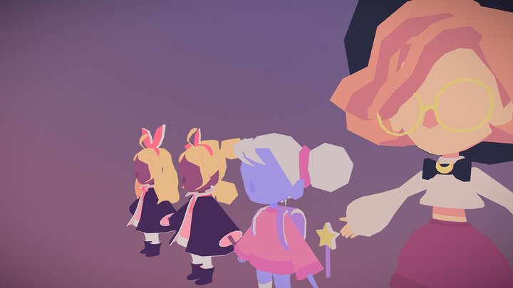 Witch Series WIP 3D Model