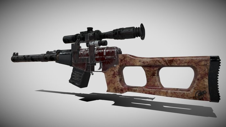 VSS_Sniper_Rifle 3D Model