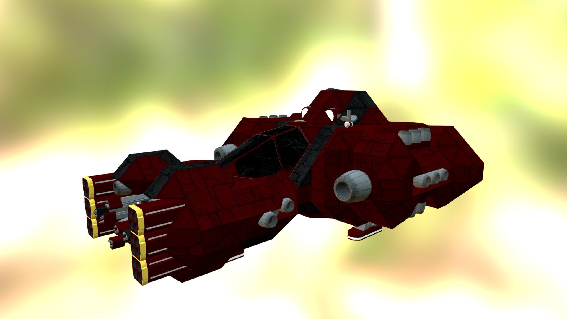 Writer space ship from Space Engineers game - 3D model by Space ...
