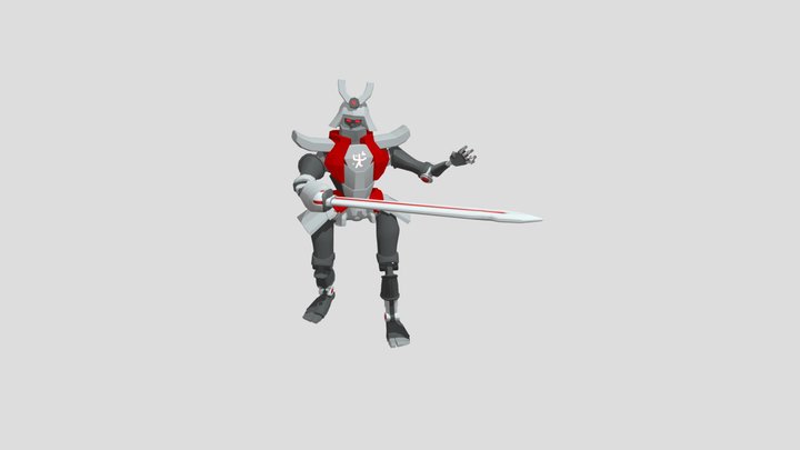 Robot Samurai 3D Model