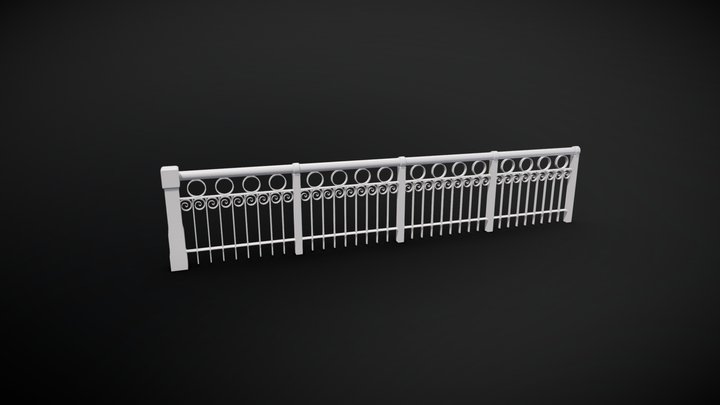 Hand Rail 01 3D Model