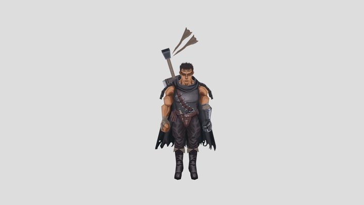 LOW POLY GUTS 3D Model