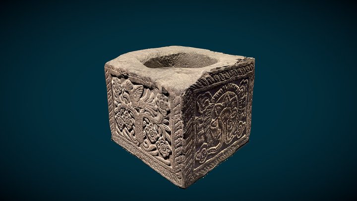Altar cósmico mexica 3D Model
