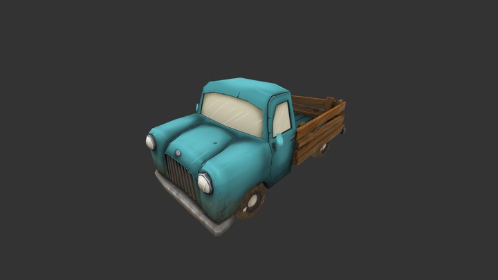 Banana Truck 3D Model