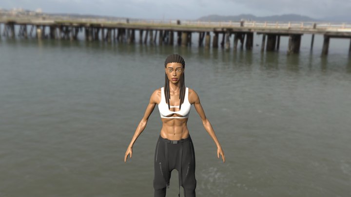 Main Character Game Model 3D Model
