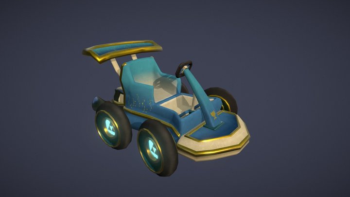 Zelda Racing Kart 3D Model