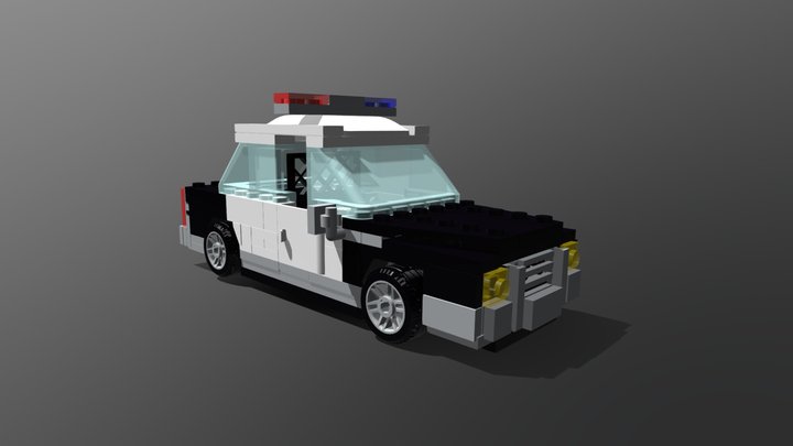 Springfield Police Car 3D Model