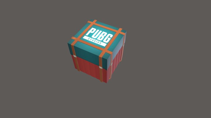 PUBG Box 3D Model