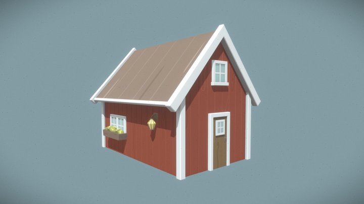Swedish House 3D Model