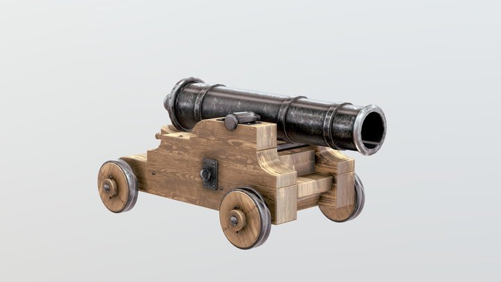 Medieval Cannon | FREE 3D Model