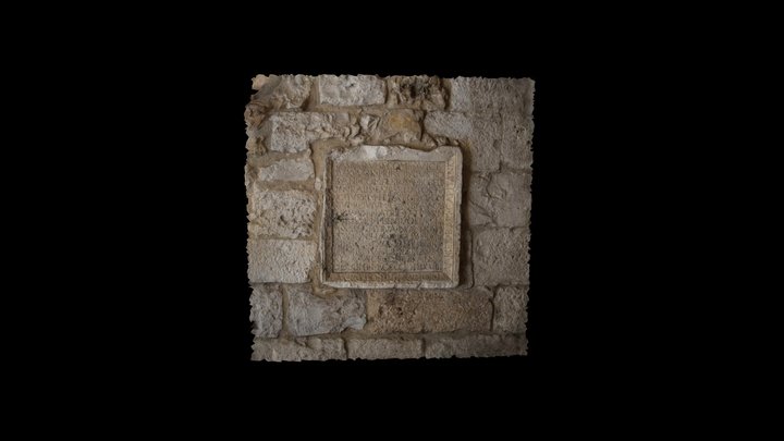 Targa Androne Federiciano - Castello di Bari 3D Model