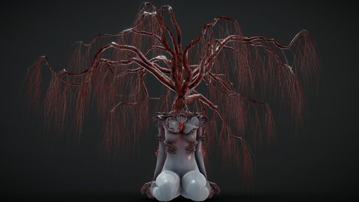Blood Tree 3D Model