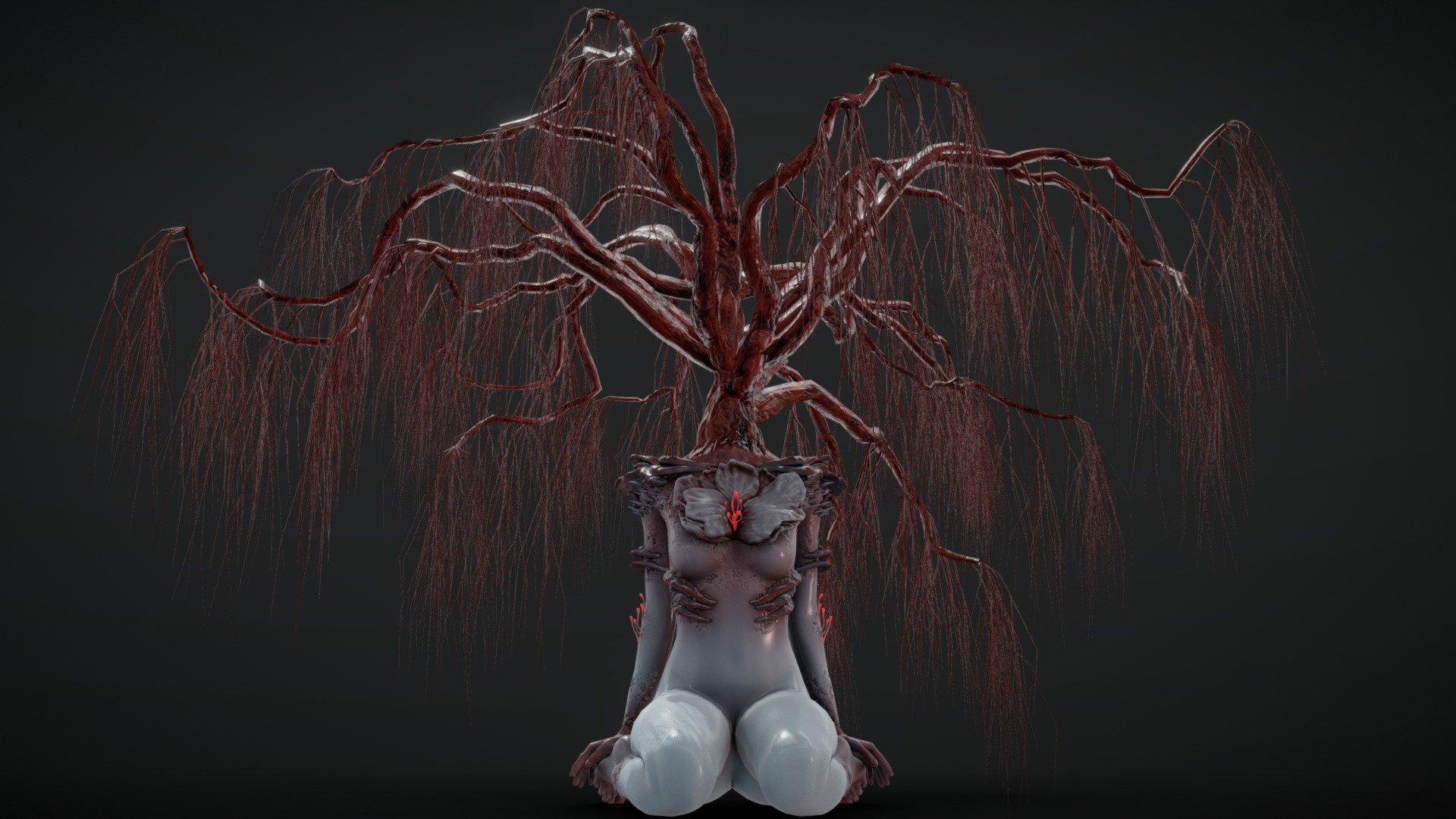Blood Tree - Buy Royalty Free 3D model by HD (@HumeshDilchund) [83909ff ...