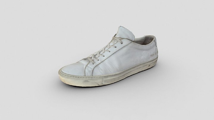 Achilles Low white by Common Projects 3D Model