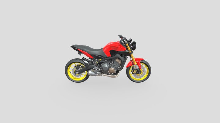 motocycle 3D Model