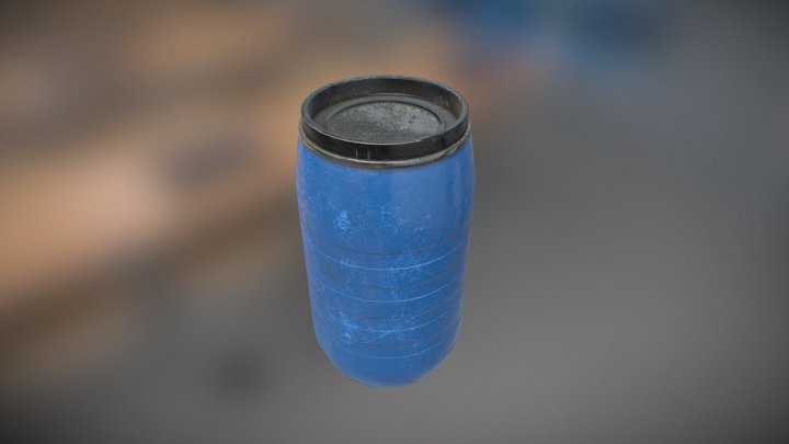Water Barrel A 3D Model