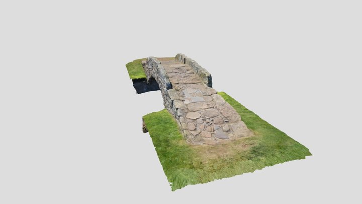 Swilcan Bridge, St Andrews Links golf course 3D Model