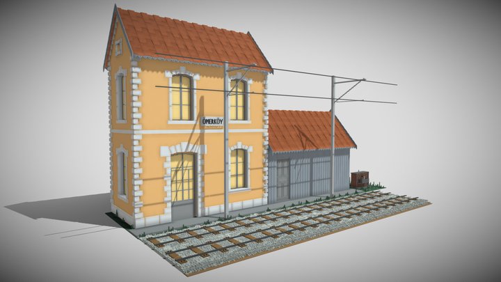 Omerkoy Tren Gari 3D Model