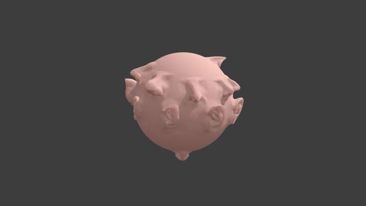 Stylised Facial Features VDM Pack 3D Model