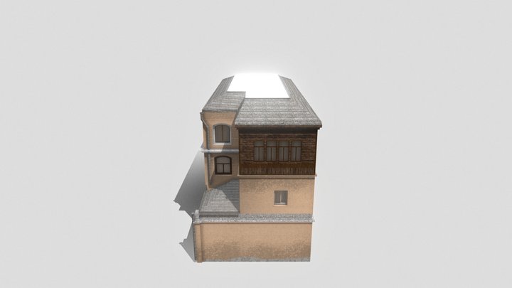 Russian Old House 3D Model