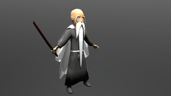 Genryūsai Shigekuni Yamamoto 3D Model