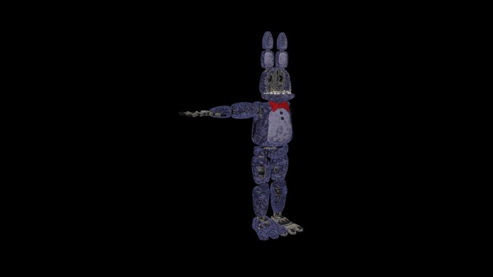 Withered Bonnie 3D Model