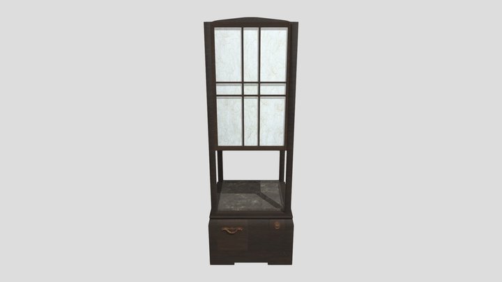 Old Paper Lantern 3D Model