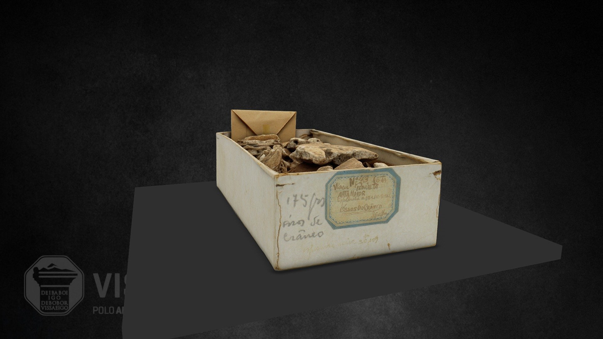 Caixa com ossos/ Box with bones