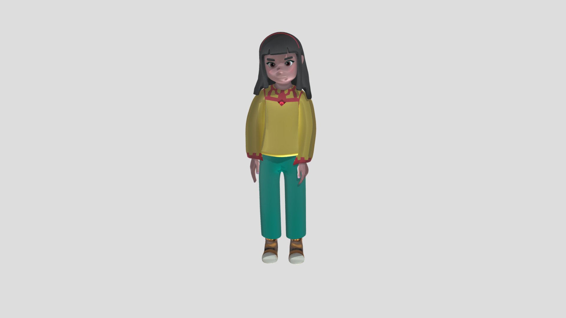 Majd the Girl — Sketchfab embed 3D viewer