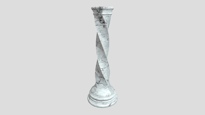 marble_pillar 3D Model