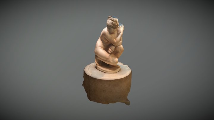 Venere di Lely British Museum Crouching Aphodite 3D Model