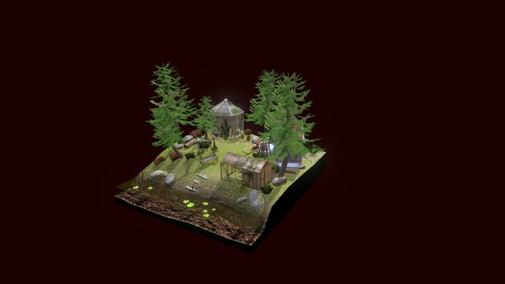 Eco Living_Diorama 3D Model