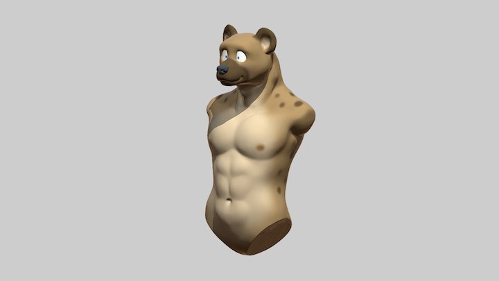 エナ髪無し 3D Model