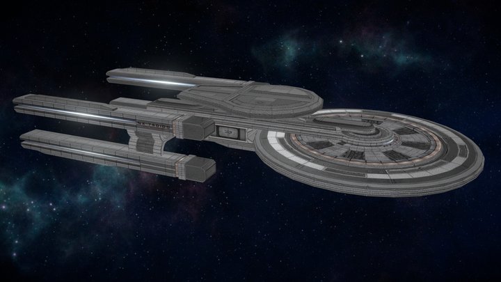 Experimental Quad-Nacelle Prototype (Star Trek) – Free 3D Model STL