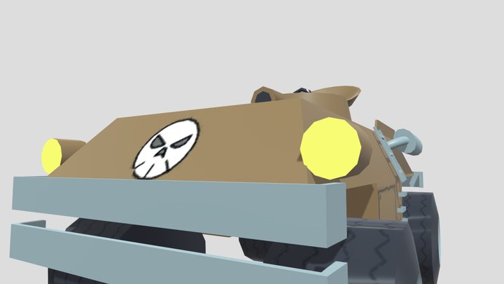 GameCube - Cel Damage - Vehicles - Violet's Car 3D Model