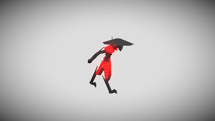 Robot Samurai 3D Model