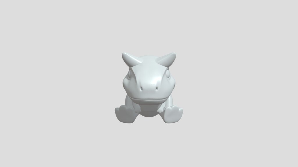 Cute sitting dinosaur toy