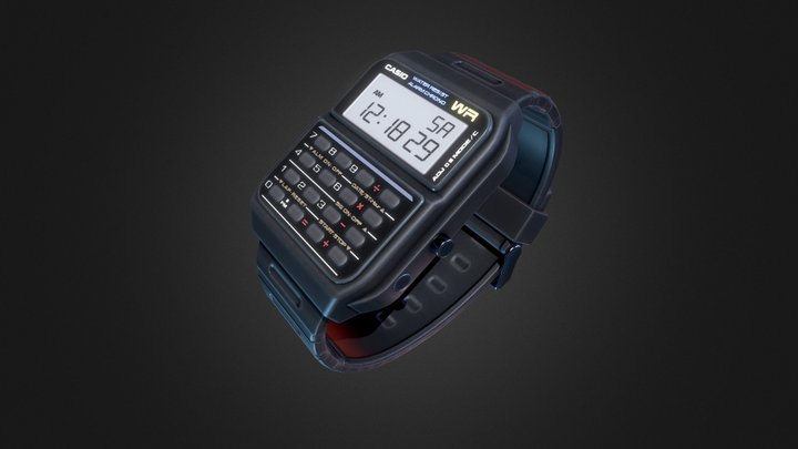 Casio CA53-W 3D Model