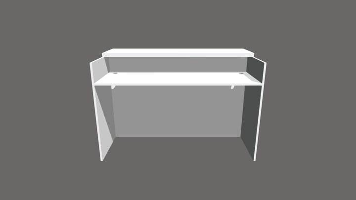 Optical Admin Table/Front Desk 3D Model