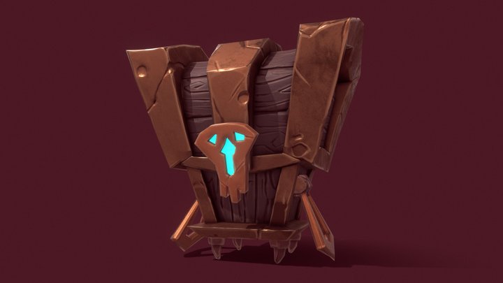 Witch Chest 3D Model