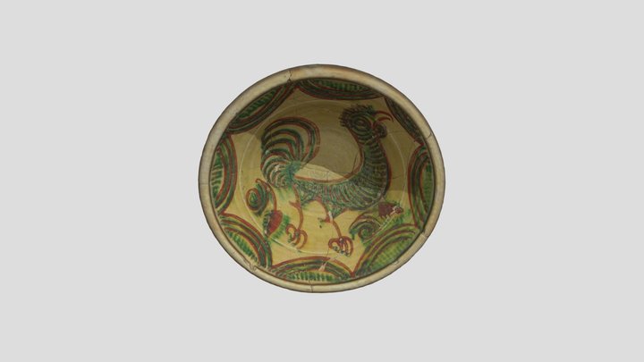 18th century martincamp bowl 3D Model